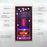 The Eclipse 3 Person Near Zero EMF Full Spectrum Infrared Sauna