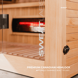 The Eclipse 1 Person Full Spectrum Infrared Sauna - SweatLabs®