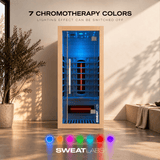 The Eclipse 1 Person Full Spectrum Infrared Sauna - SweatLabs®