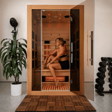 The Eclipse 2 Person Full Spectrum Infrared Sauna - SweatLabs®