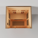 The Eclipse 2 Person Full Spectrum Infrared Sauna - SweatLabs®