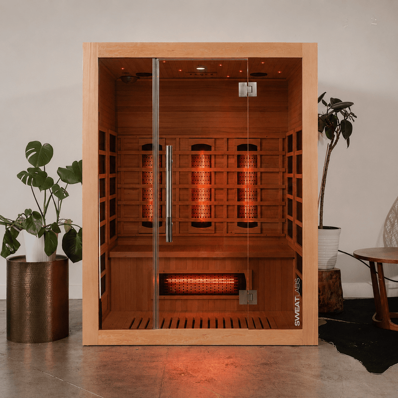 The Eclipse 3 Person Full Spectrum Infrared Sauna - SweatLabs®
