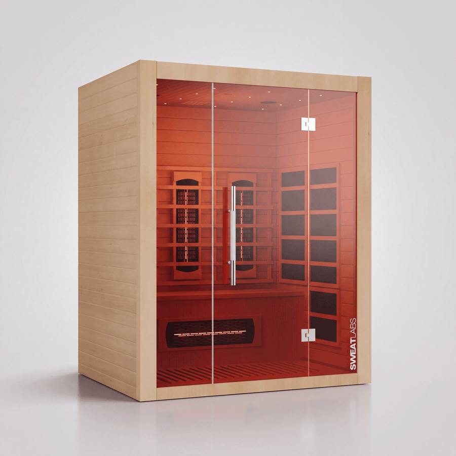 The Eclipse 3 Person Full Spectrum Infrared Sauna - SweatLabs®