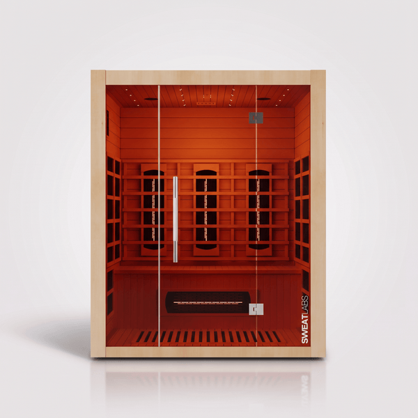 The Eclipse 3 Person Full Spectrum Infrared Sauna - SweatLabs®