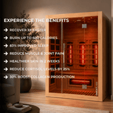 The Eclipse 3 Person Full Spectrum Infrared Sauna + Welcome Kit - SweatLabs®