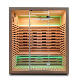 The Evora Elite 4 Person Full Spectrum Infrared Sauna - SweatLabs®