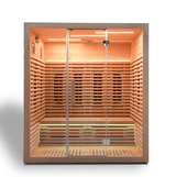 The Evora Elite 4 Person Full Spectrum Infrared Sauna - SweatLabs®