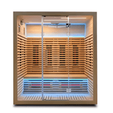 The Evora Elite 4 Person Full Spectrum Infrared Sauna - SweatLabs®
